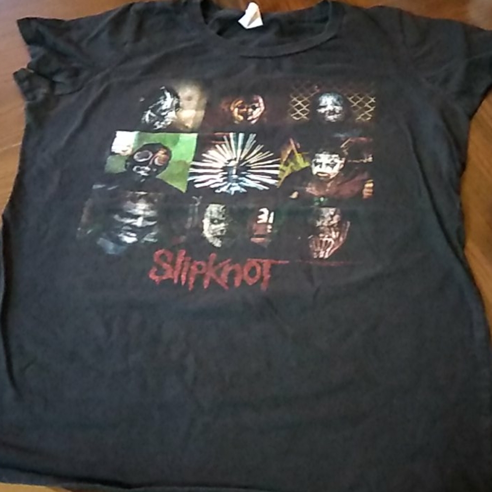 2014 Slip Knot Graphic Print Shirt Sz XL Runs Smaller More Like a Jrs XL